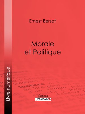 cover image of Morale et Politique